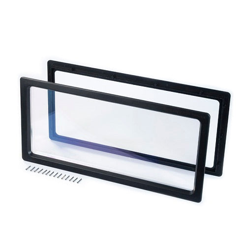 Viewing window 892 x 435 mm (panel thickness 38-40 mm)