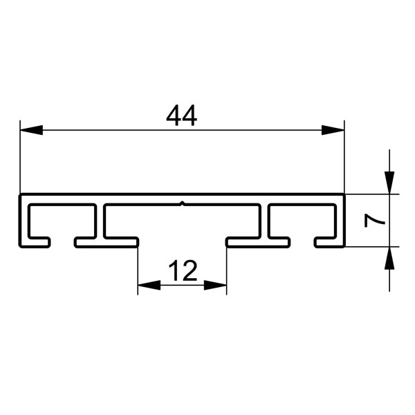 Top and bottom profile flat