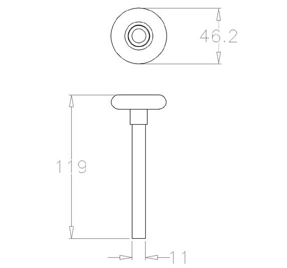 Next Roller Stainless Steel (short)