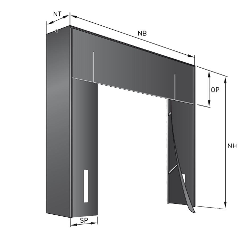 Dockshelter 3450x3600 (bxh)